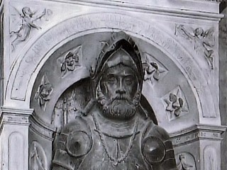 Fragment pomnika nagrobnego marszałka Piotra V Kmity w katedrze wawelskiej