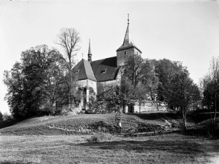 Kościół w Starym Wiśniczu w 1926 r. Zbiory Narodowego Archiwum Cyfrowego
