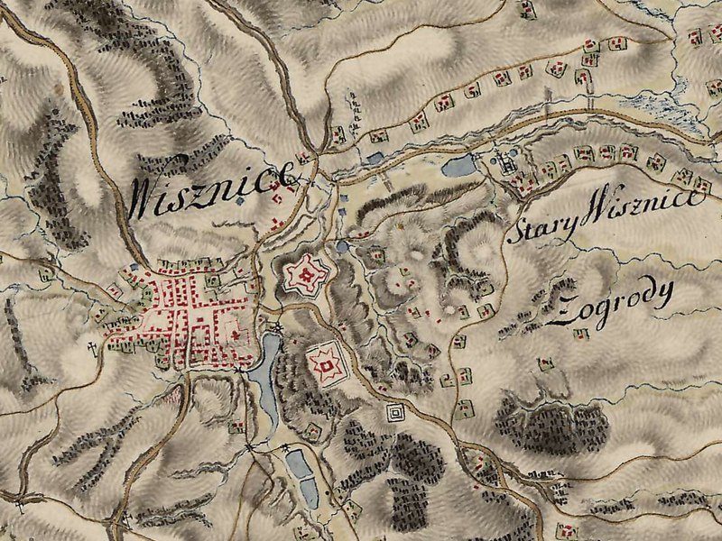 Nowy Wiśnicz i okolice na mapie Miega