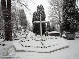 Mogiła ofiar rabacji na cmentarzu w Bochni