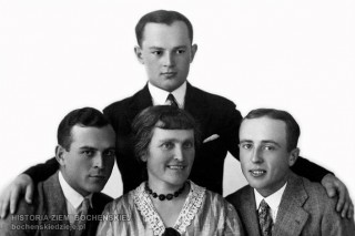 Jadwiga Rydlowa wraz z synami. Fotografia z 1938 r,, z archiwum rodzinnego M. Rydla