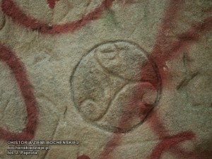 Zagadkowy znak Triksele na skale