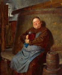 Mistrz piwowar. Obraz Eduarda Grutznera