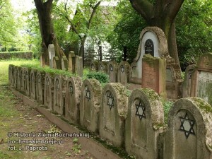 kwatera na cmentarzu żydowskim w Bochni